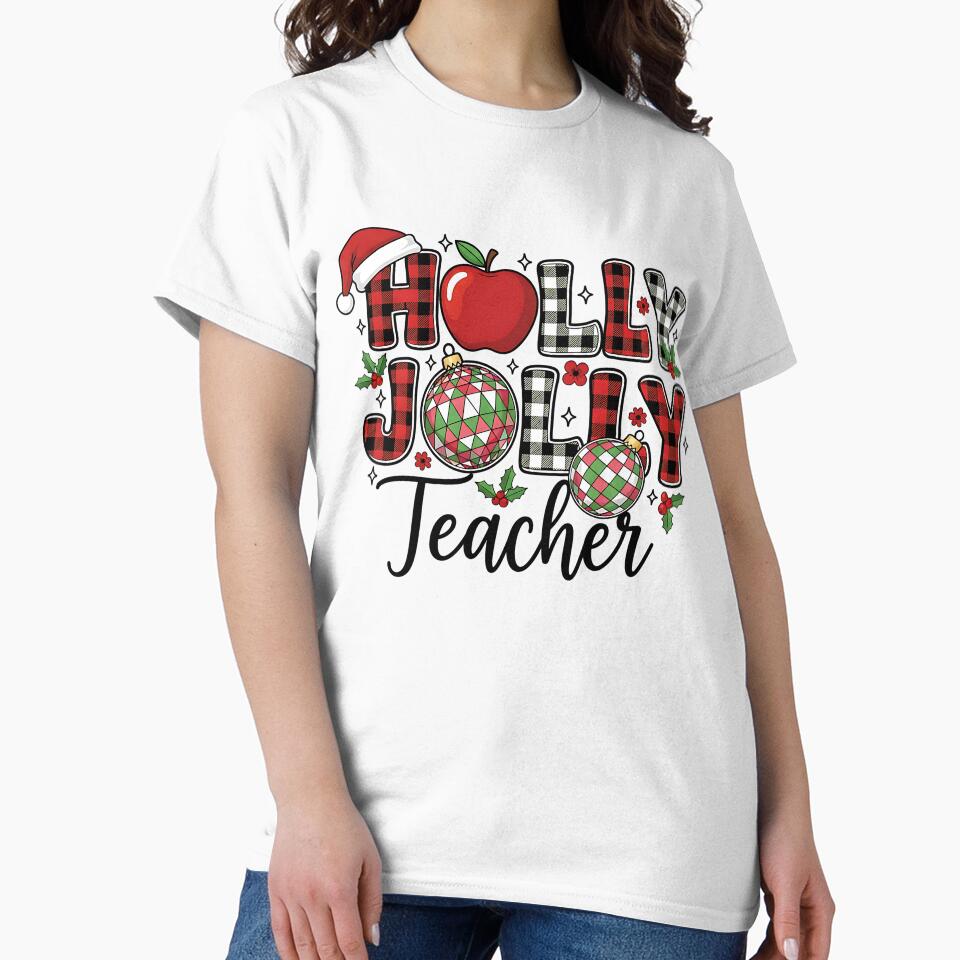 Holly Jolly Teacher by chicdeboutique