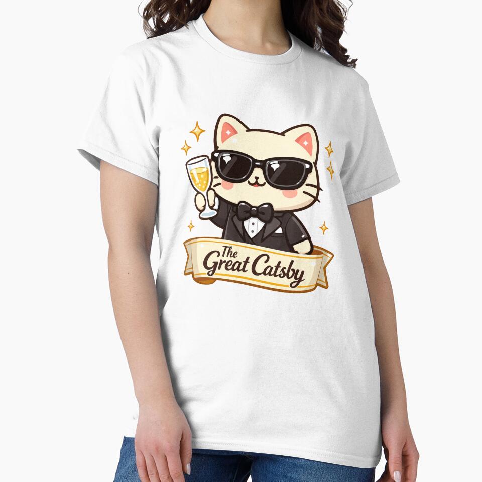 The Great Catsby Classy Cat Parody Art by SketchOnScreen