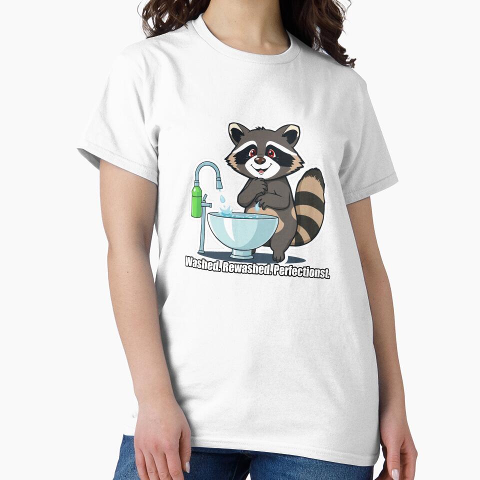 Raccoon - Washed Rewashed Perfectionist - Funny Raccoon Gift by pawdrops