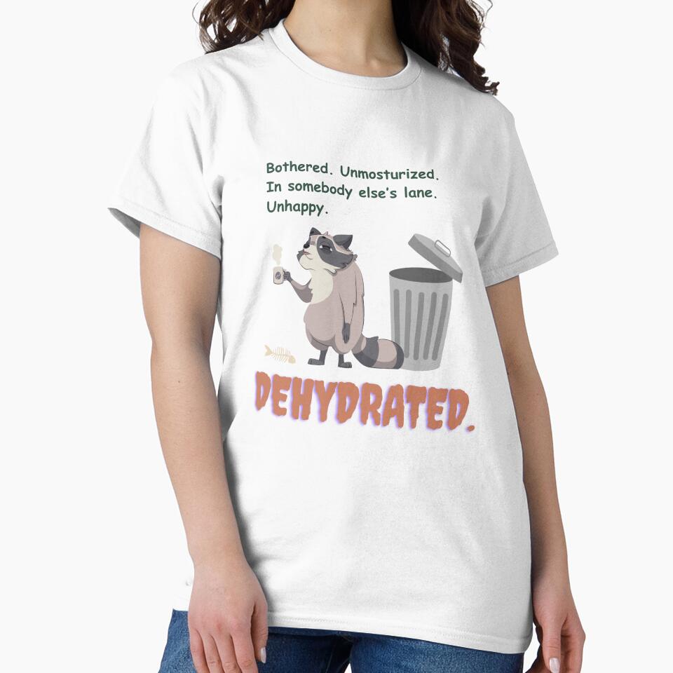 Funny racoon t-shirt by MoonfernShop