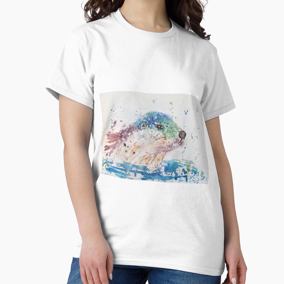 Colourful Otter by Casimirasart