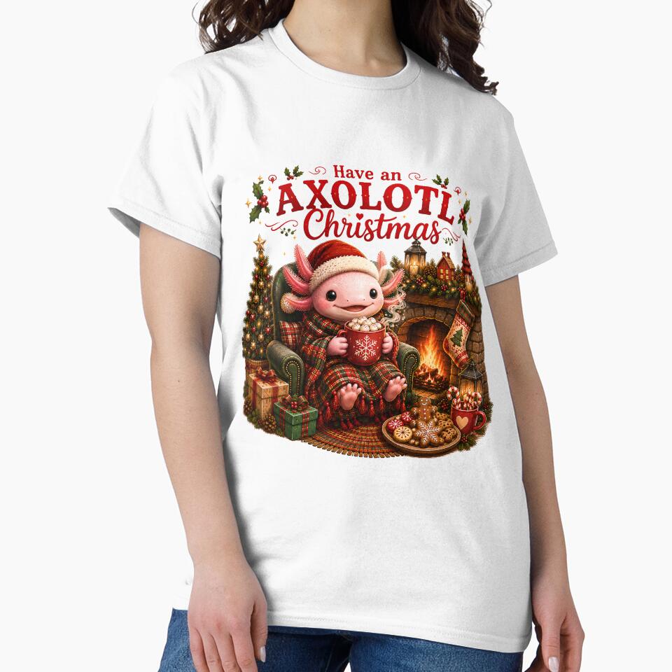 Have an AXOLOTL Christmas Cute Festive Amphibian by Genius Geek