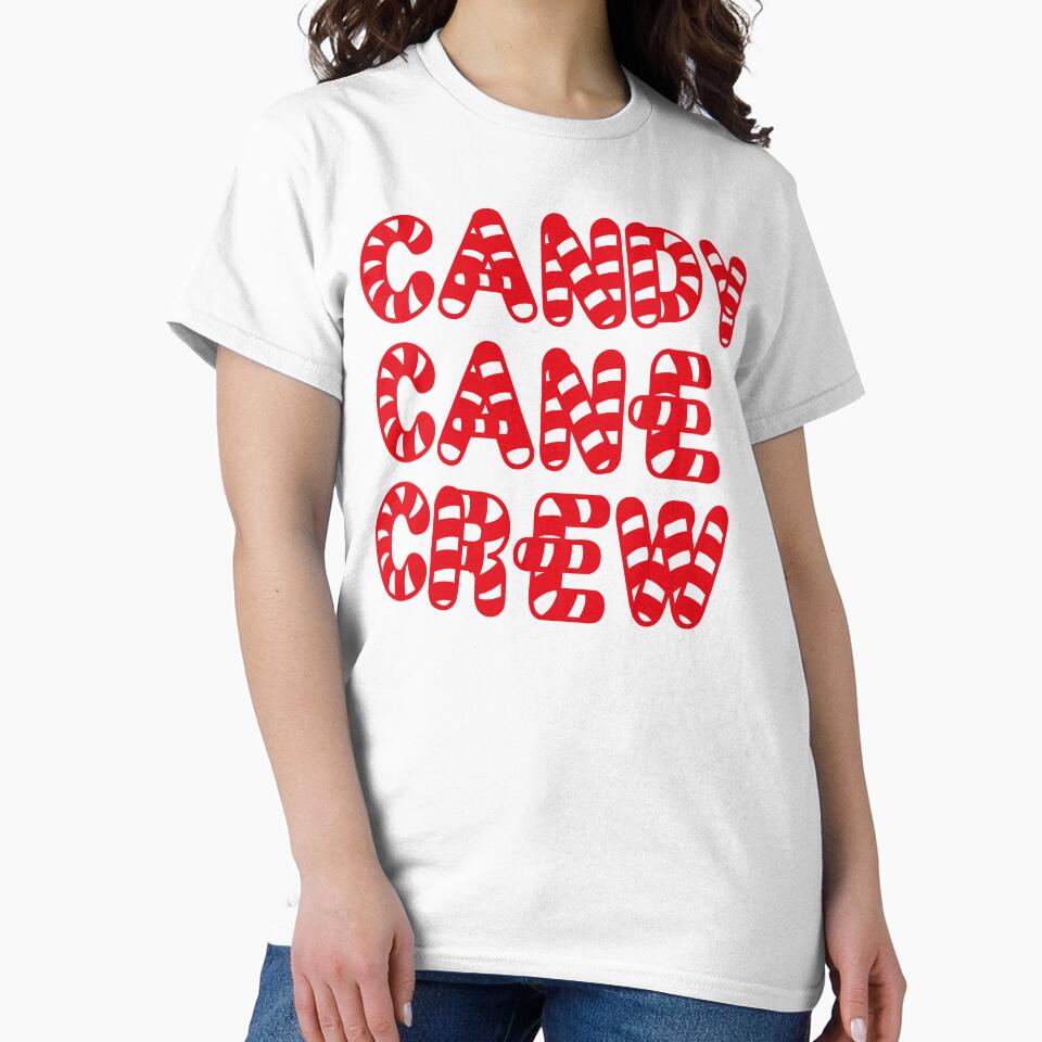 Candy Cane Crew Funny Christmas Family Holiday Womens Kids by pipsmerch