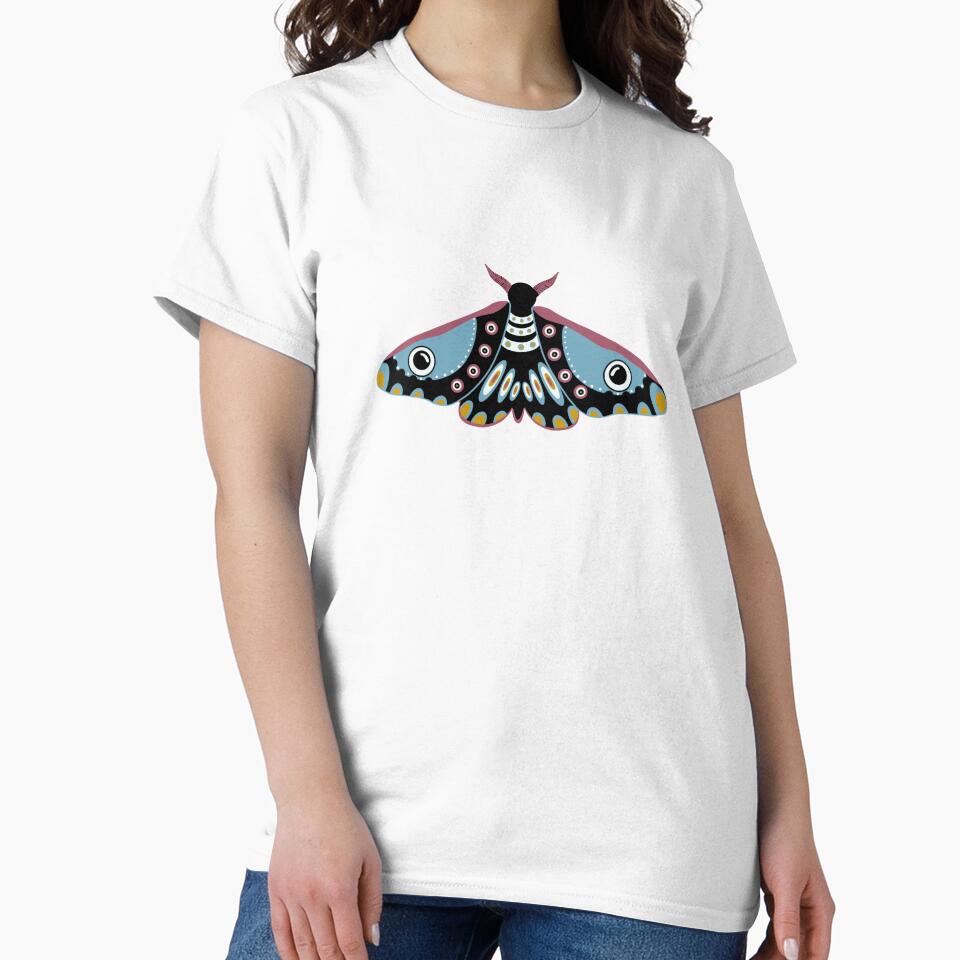 Cute moth | pretty bug drawing by LichiShop