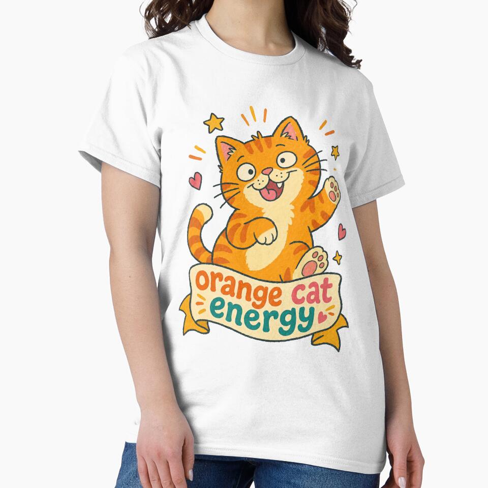 Orange Cat Energy by VisualArtsOasis