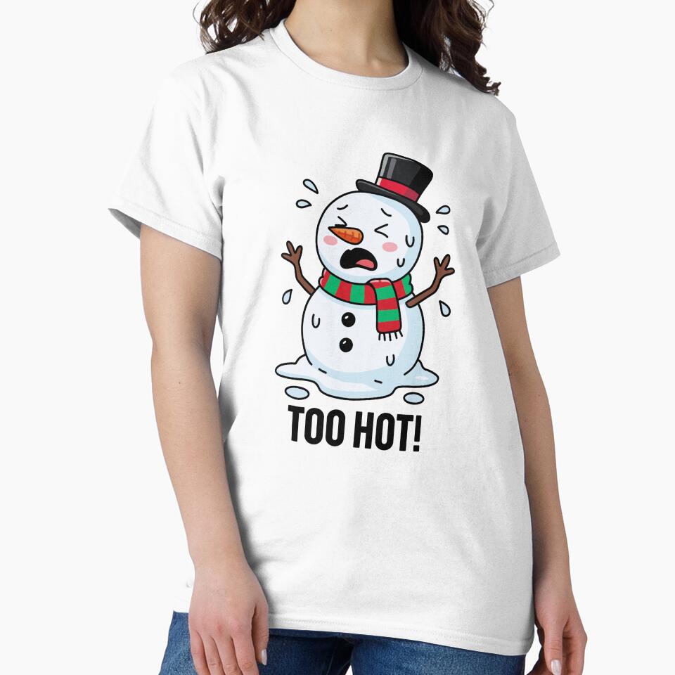 Melting Cute Christmas Snowman, Too Hot! by TiaChintya