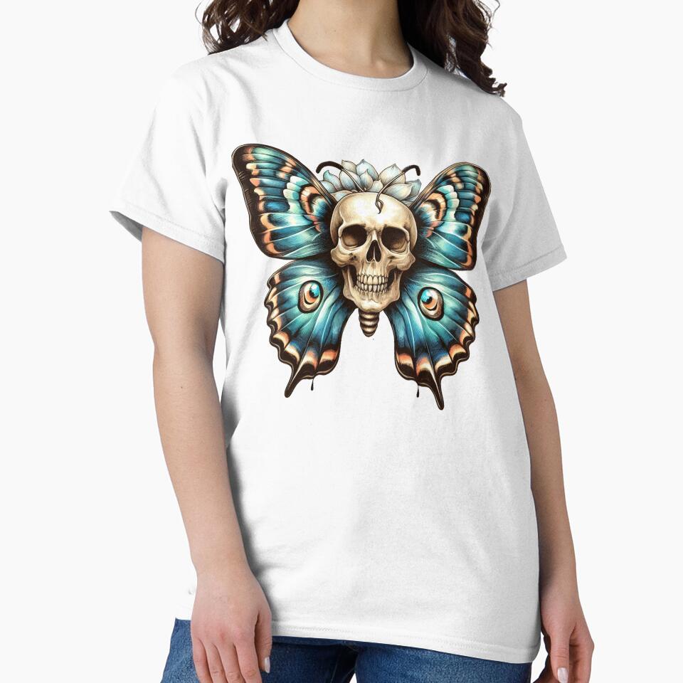 Death Moth, Butterfly Skull Death Moth by vectcd