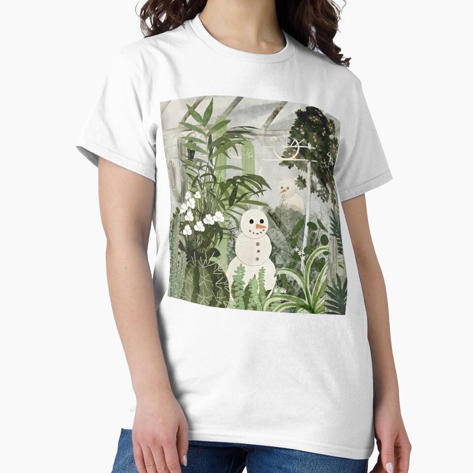 A snowman in the Greenhouse by pictoartcrew