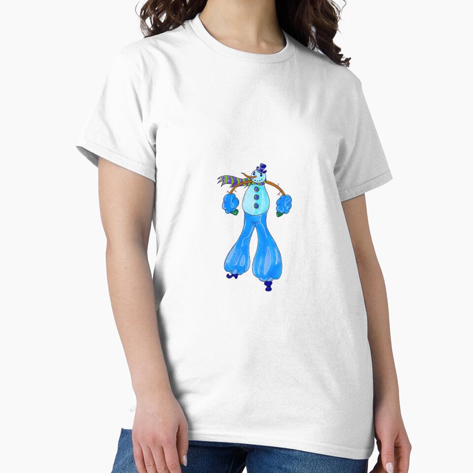 Snowman Fun Wacky Character Design by Harold-Inks
