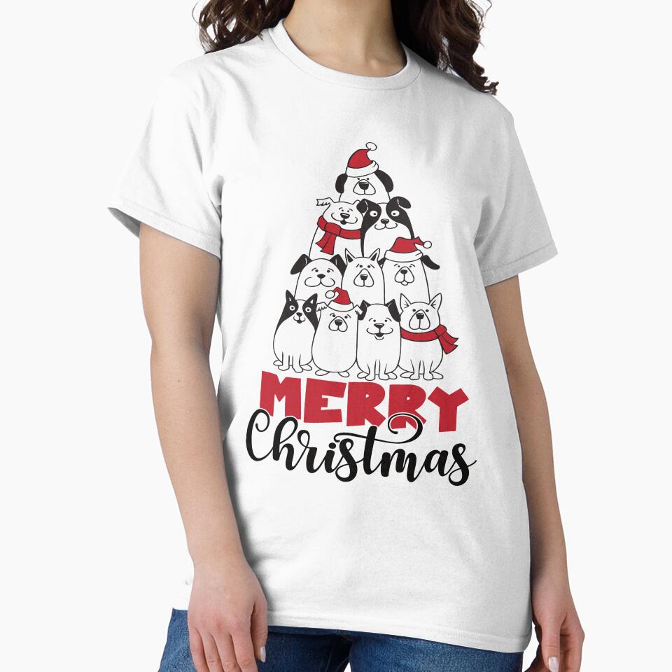 Merry Christmas Wishes Cute Puppy Dog Christmas wishes by eviesfashion
