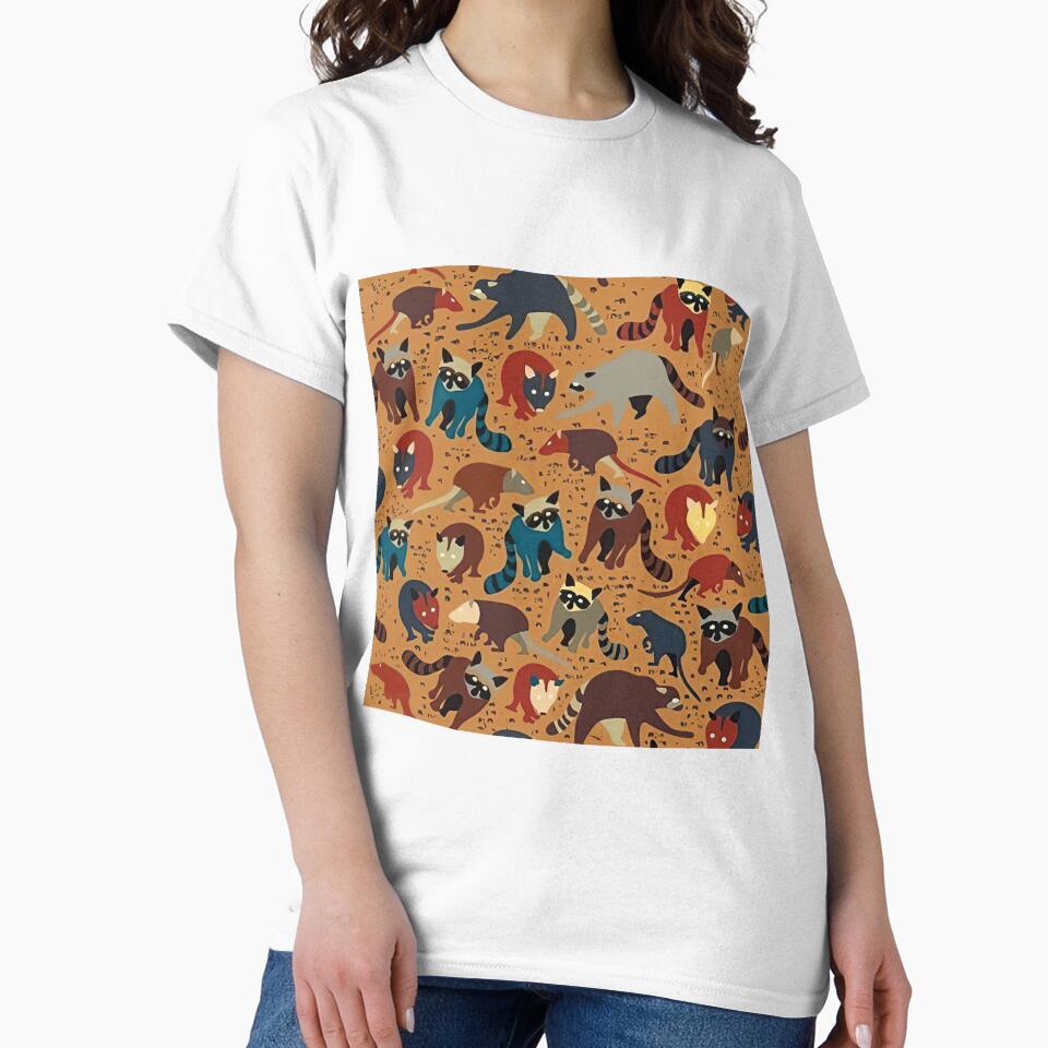 Raccoons Opossums Pattern by SweetThreads79