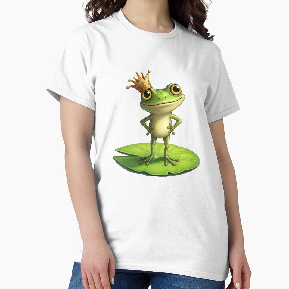 Proud Little Frog with Crown Sticker by DiNata