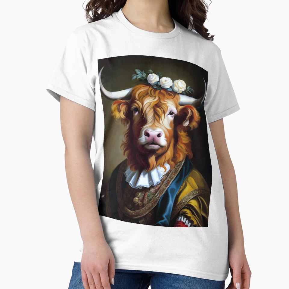 Fine Art Highland Cow by GooGooPop
