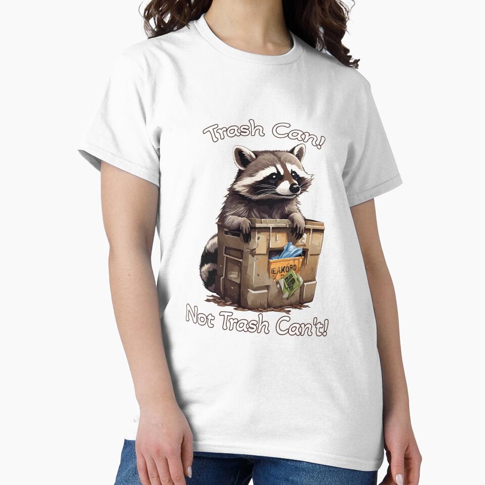Raccoon Trash Can Not Trash Can't by RayWeberr