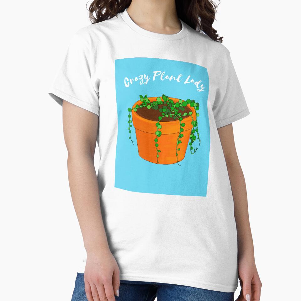 Crazy Plant Lady String of Pearls by NosyRosyArt