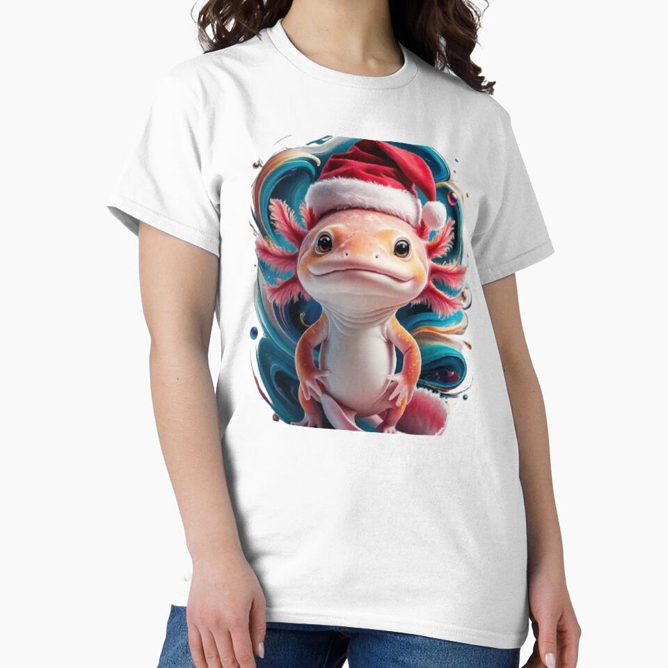 Abstract Axolotl Art by Jeniwe