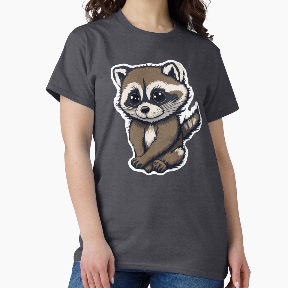 Little Cute Raccoon by ArtCraftLab