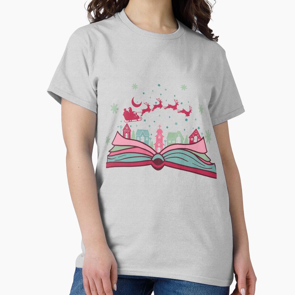 Christmas Reading Book Lover by ArtMeetsPizza