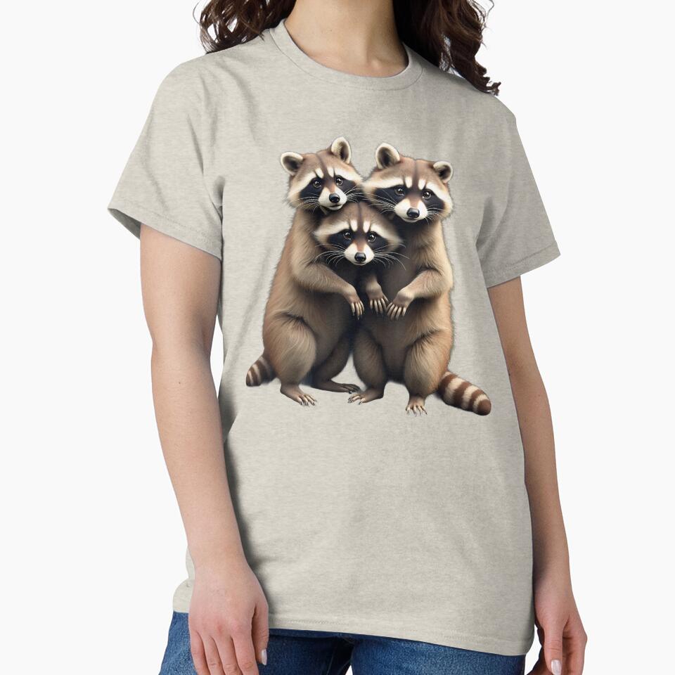 Funny Three Raccoons by Topmaxdesign