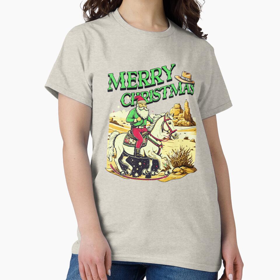 Christmas Santa in Western Desert by Athenaabby