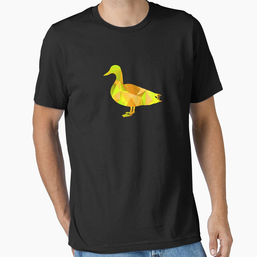 I Love Ducks Orange Yellow Fowl Waterfowl Hunter Quack Geometric by KNUXX Shop