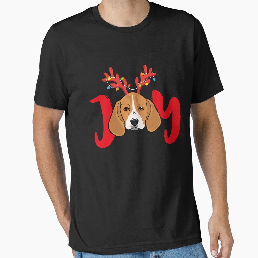 Beagle Dog Xmas Christmas Reindeer Antlers Light by vilily