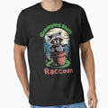 Graveyard Shift Raccoon  ( Spooky Graveyard Raccoon) by Artur-GrafiTee