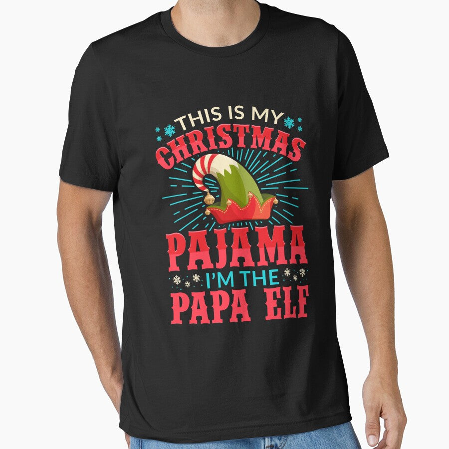 This is my Christmas Pajama Papa Elf by Hananiah Merch