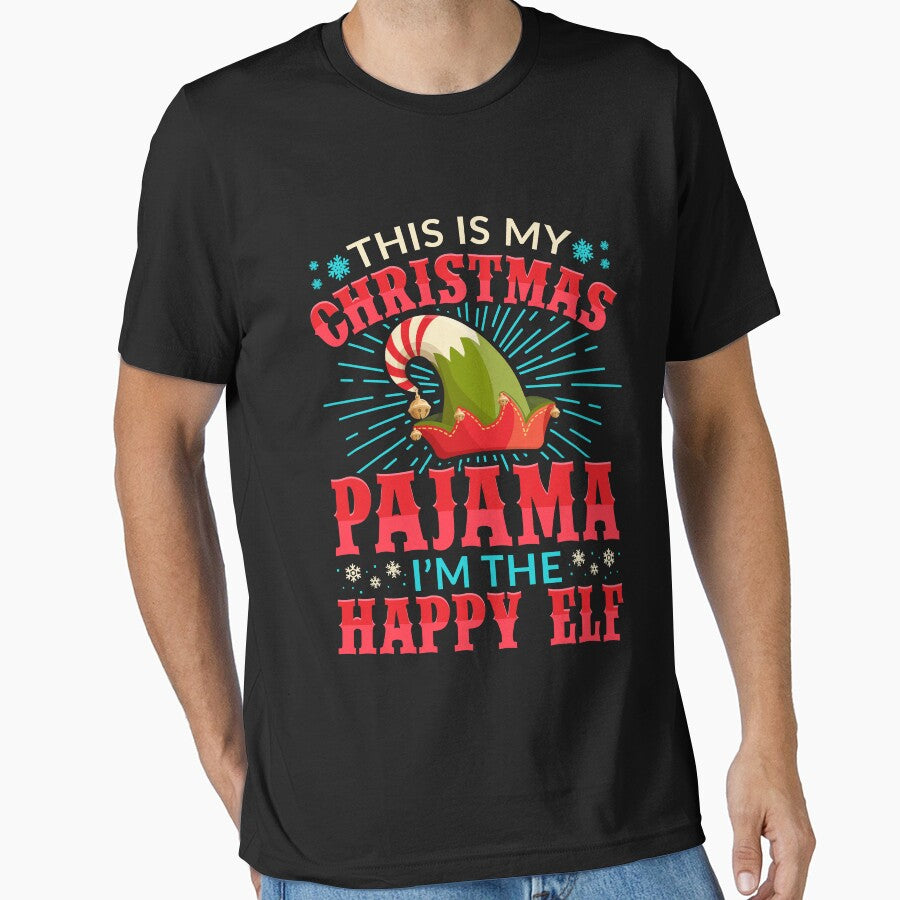 Happy Elf Matching Family Christmas Costume by Hananiah Merch