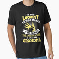 Luckiest trouble maker Grandma partner in crime funny Shirt by manekibb
