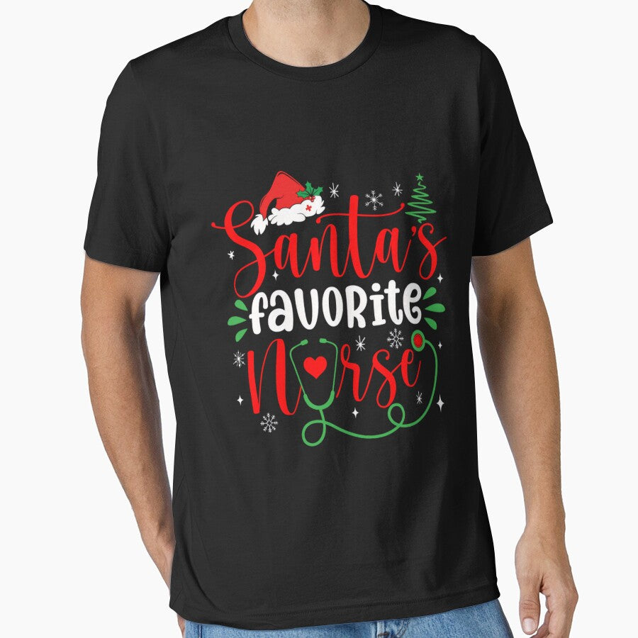 Vintage Nurse Christmas Retro Santas Classic Merry Favorite by Olincristie