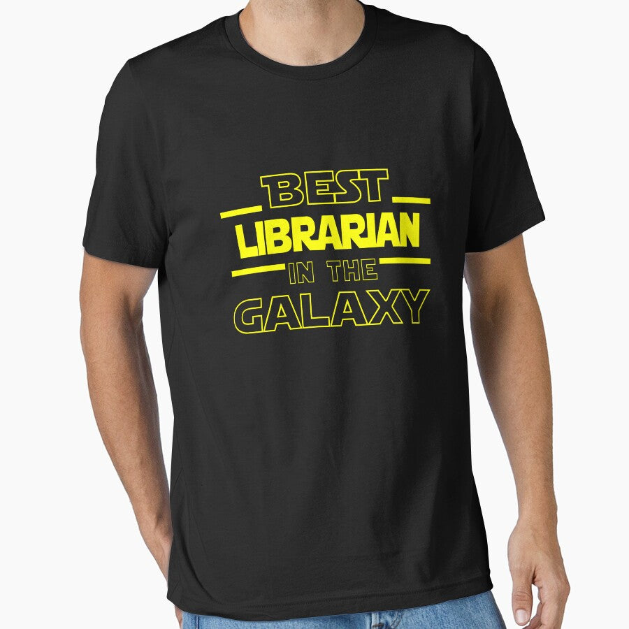 librarian Job Dad Mom Hudband Mens Shirt, Best librarian In The Galaxy, Funny librarian Birthday christmas Gift Gift by xlnv