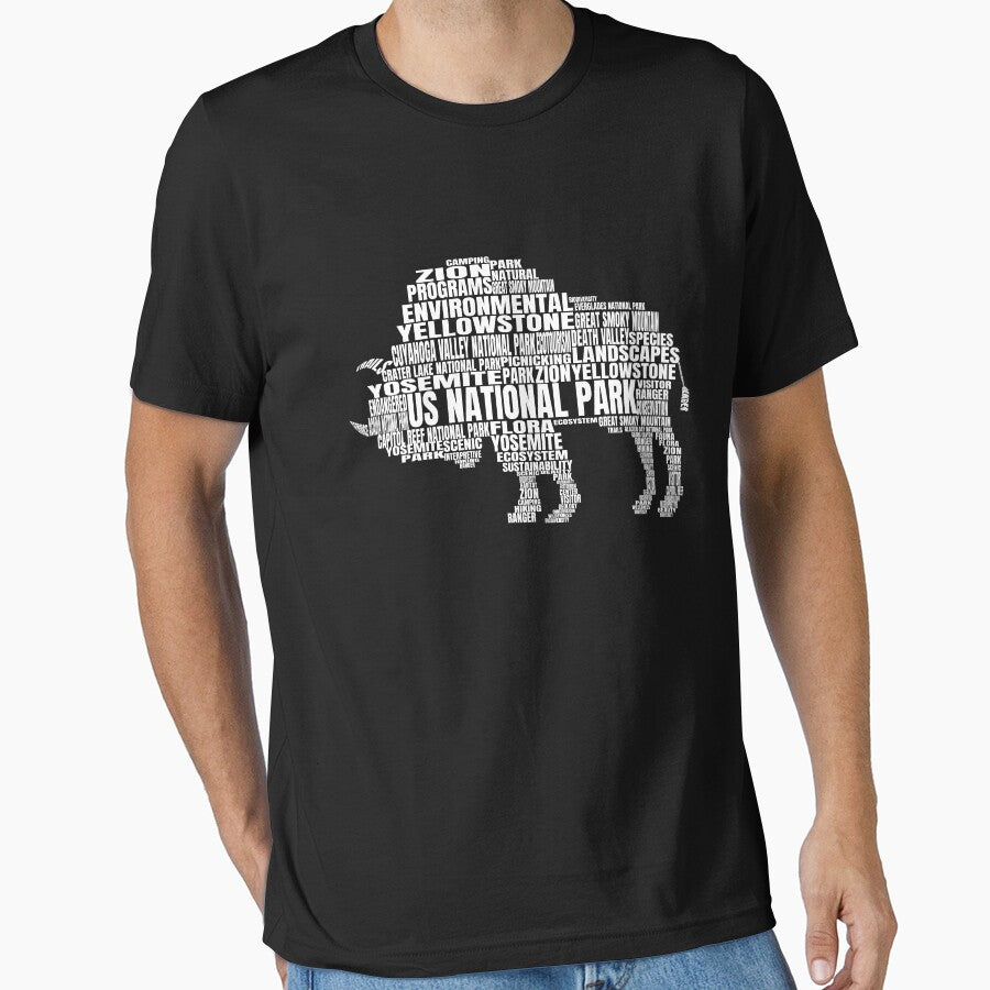 US National Parks Buffalo Hiking Campground Kids Camping Gear by DynamicDesign