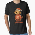 Merry Woofmas – Cute Christmas Dog in Sweater Holiday Design by Kewessthetic