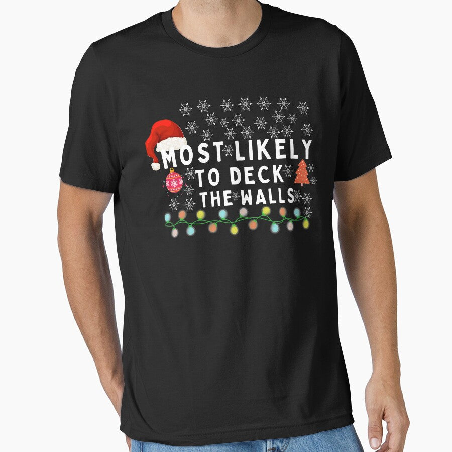 FAMILY CHARISTMAS MATCHING SHIRT, MOST LIKELY TO EAT SANTA COOKIES by Luckydoe1