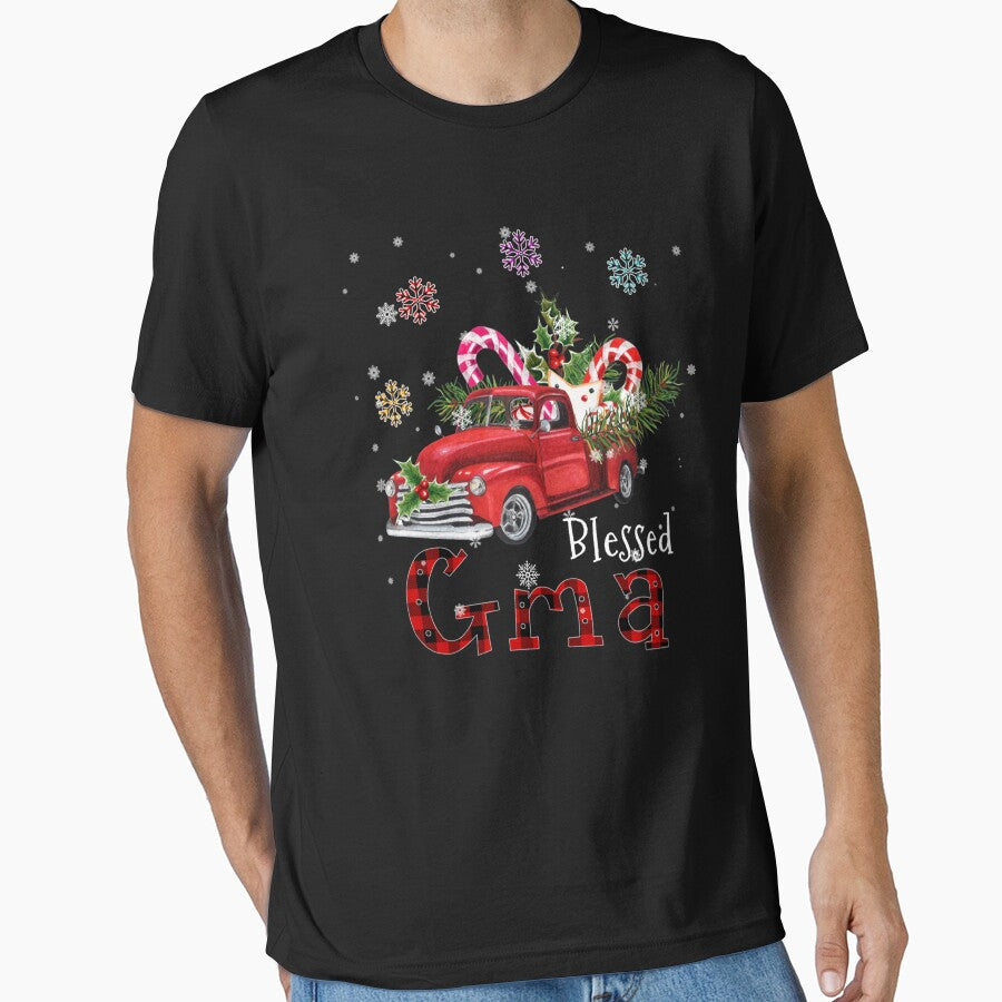 Blessed Gma Christmas Red Truck Gift For Grandma by ainegonza