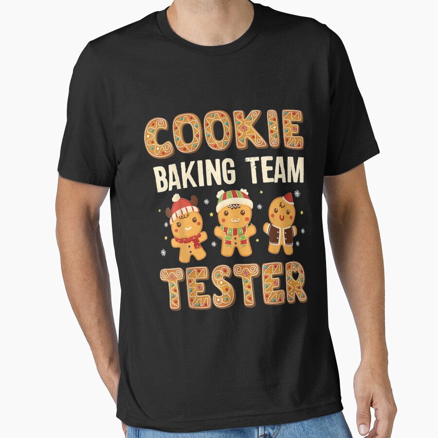 Cookie Baking Team Tester Cute Gingerbread Christmas Pajamas by RubDecrease