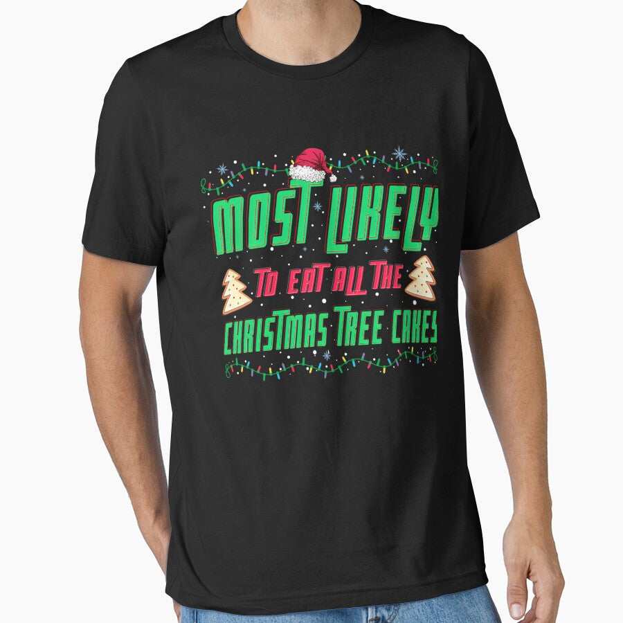 Funny Vintage Tree Christmas Classic To The Most Retro All Cakes Eat Likely by MediarMedic