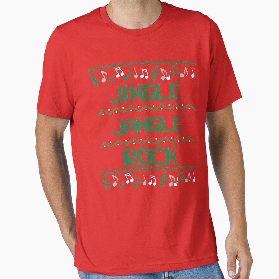 Jingle Jangle Rock Christmas Vibes Ugly Xmas by jacks-tees
