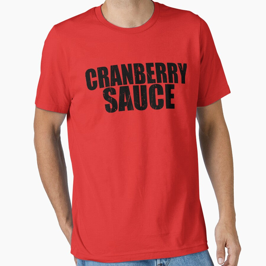 Cranberry Sauce Tree Simple Christmas T Shirts Cute Funny Christmas T Shirt Gift For X Mas Holiday by arcadetoystore
