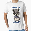 Funny Raccoon Meme Collection – Judging You Silently Sarcastic Raccoon Meme Funny Graphic Tee by MiraLumeStudio