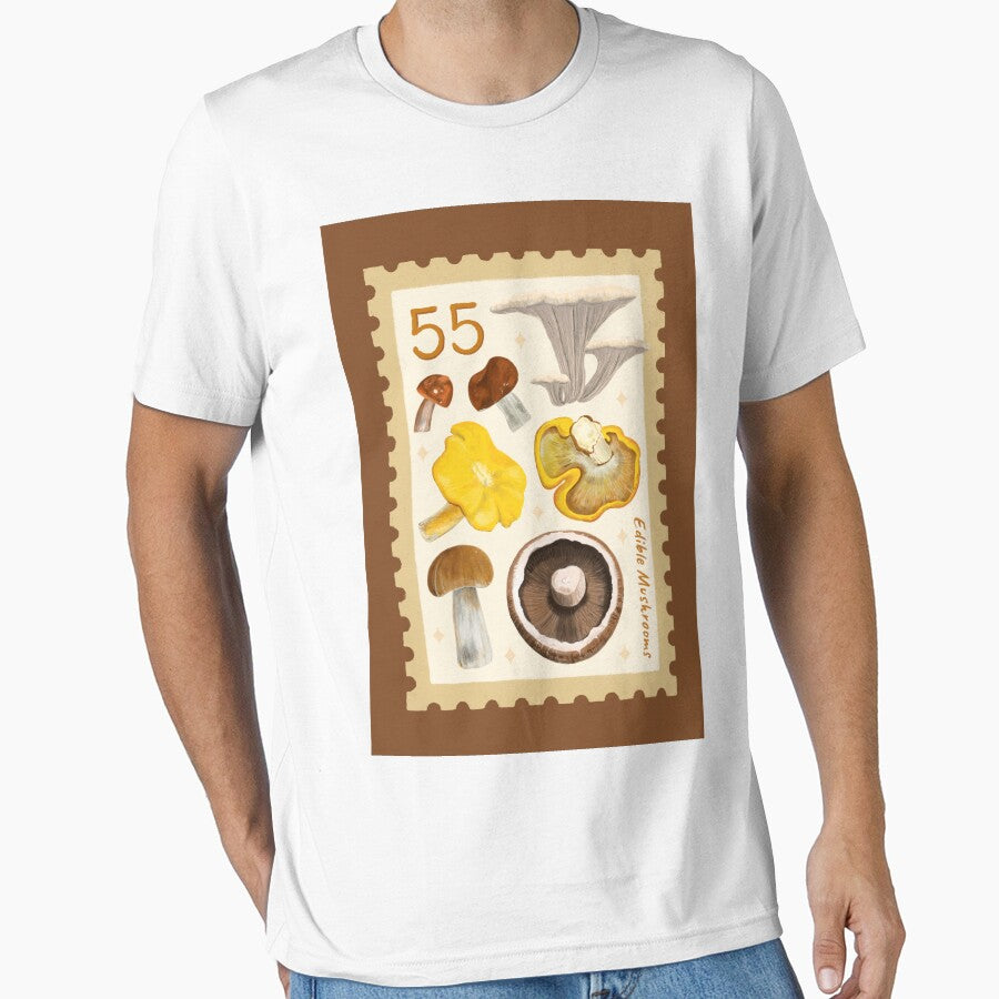 Edible Mushrooms Stamp by SarahWhittle
