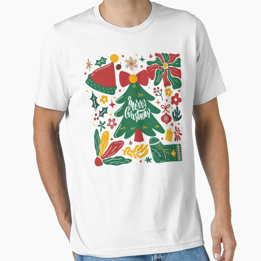 Merry and Bright Christmas Hand Drawn by Zacharieello