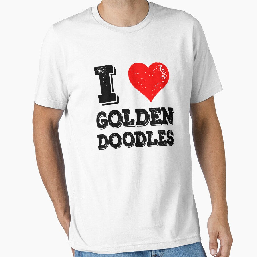 I Love Goldendoodles Western Country Southern Distressed by Guarddogdrive