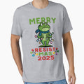 Merry Resistmas 2025 Funny Portland Frog Christmas Design by FreshVibe Prints