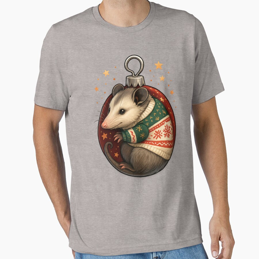 Opossum Christmas Ornament Explosion by I AM BRO