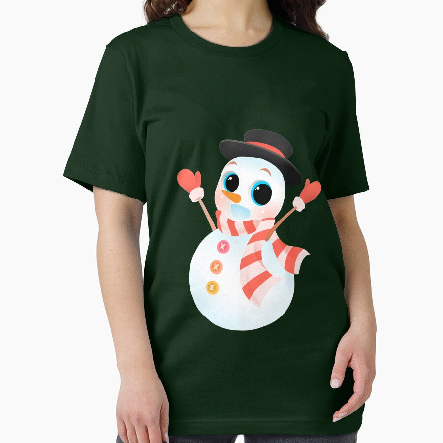 Excited Cute Snowman by MurphyMorganGifts
