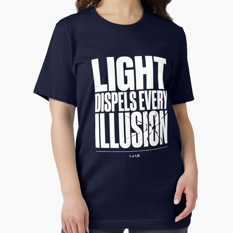 Light Dispels Every Illusion 1 John 1:5 Christian Fall Streetwear by Skotecky