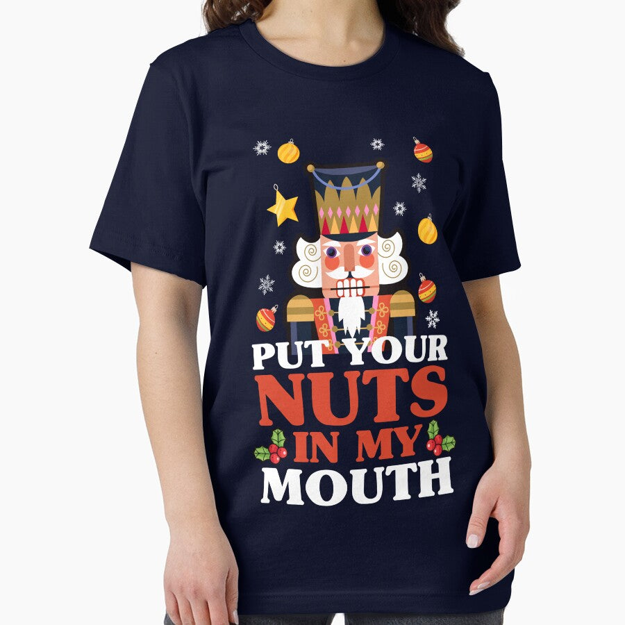 Put Your Nuts In My Mouth - funny Christmas nutcracker by messy-nessie