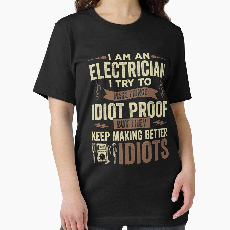 I'm An Electrician Shirt, Electrician Job Shirt, Electrician Grad Gift, Funny Electrician Shirts, Electrician Present Gift for Electrician by aymob